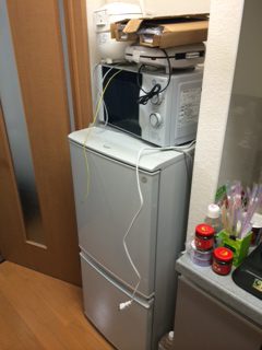 北区　冷蔵庫　電子レンジ